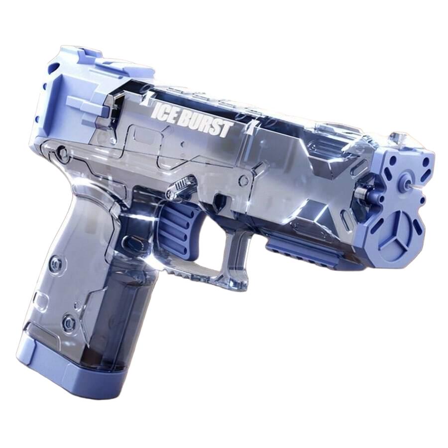 niebieski pistolet na wodę