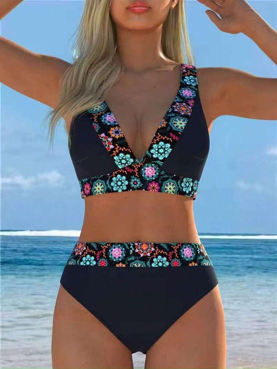 komplet bikini wzór