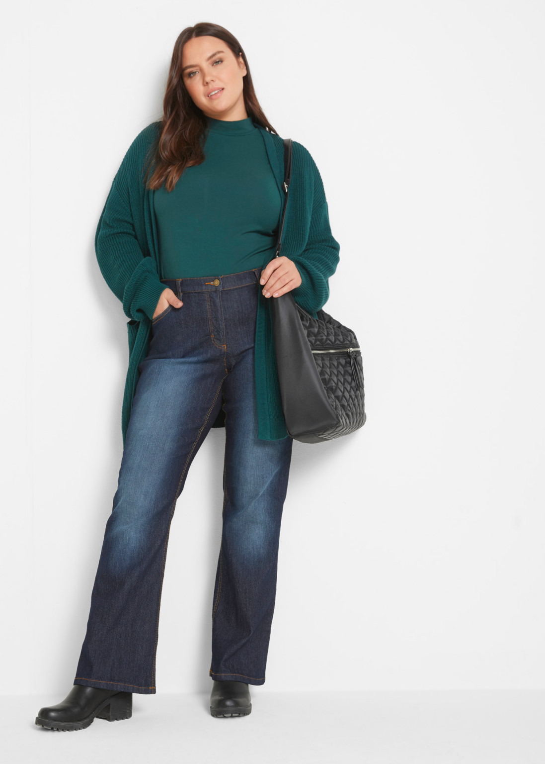 SPODNIE JEANS DZWONY