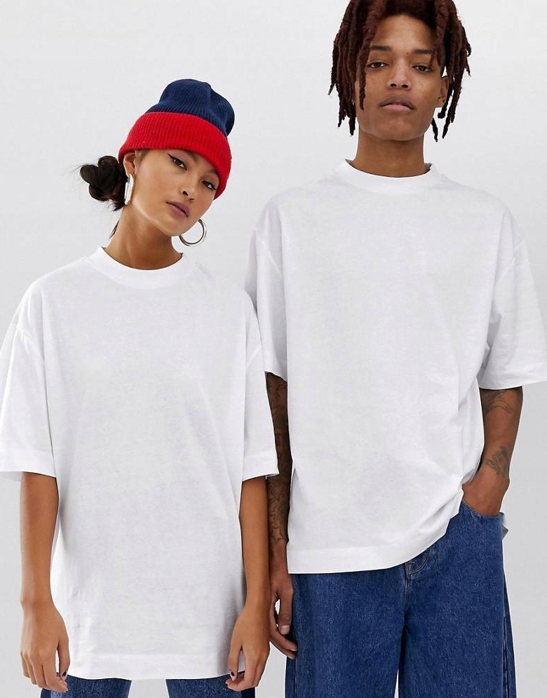 biały t-shirt basic 