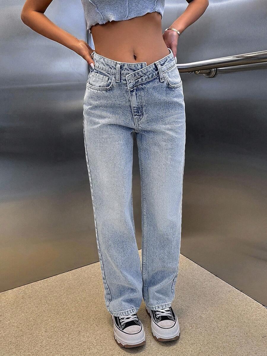 NIEBIESKIE SPODNIE JEANS