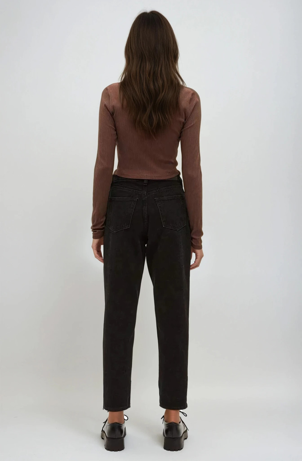 CZARNE SPODNIE JEANS