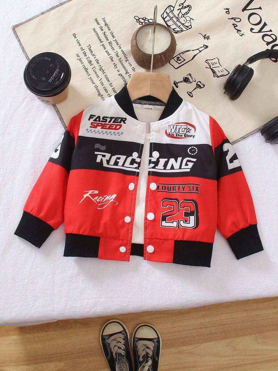 kurtka bomber nadruk