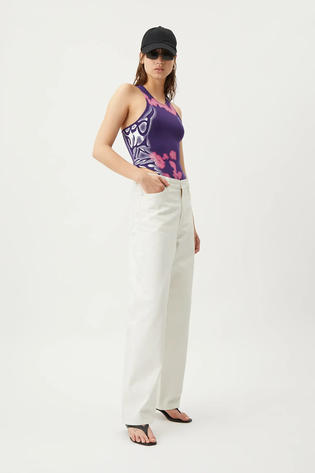 FIOLETOWE BODY PRINT