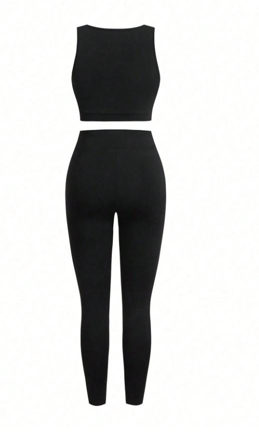 top bluzka legginsy komplet 