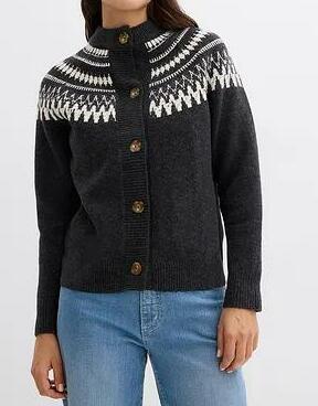 SWETER DAMSKI KARDIGAN NORWESKI WZÓR 