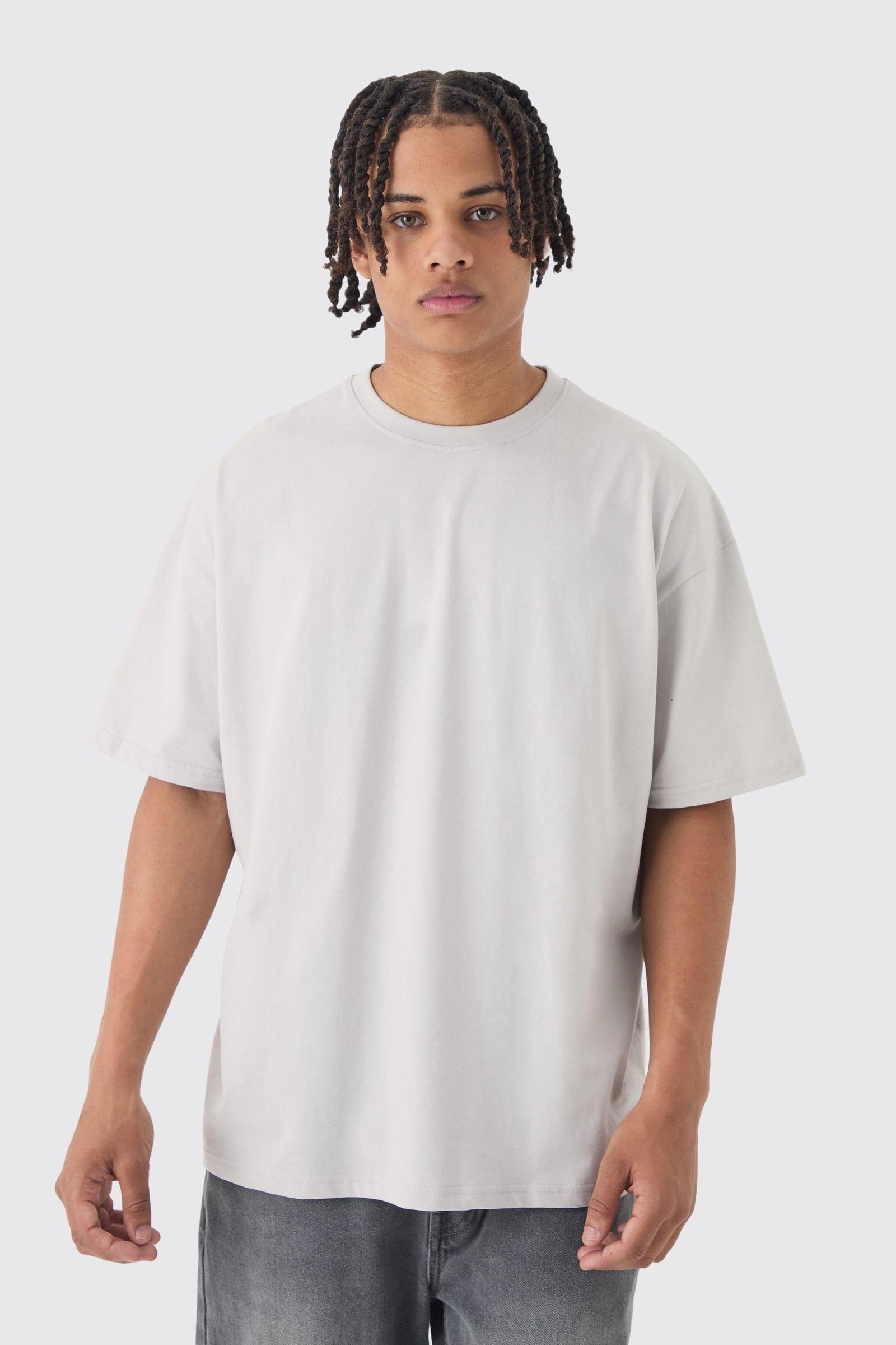 szary t-shirt basic