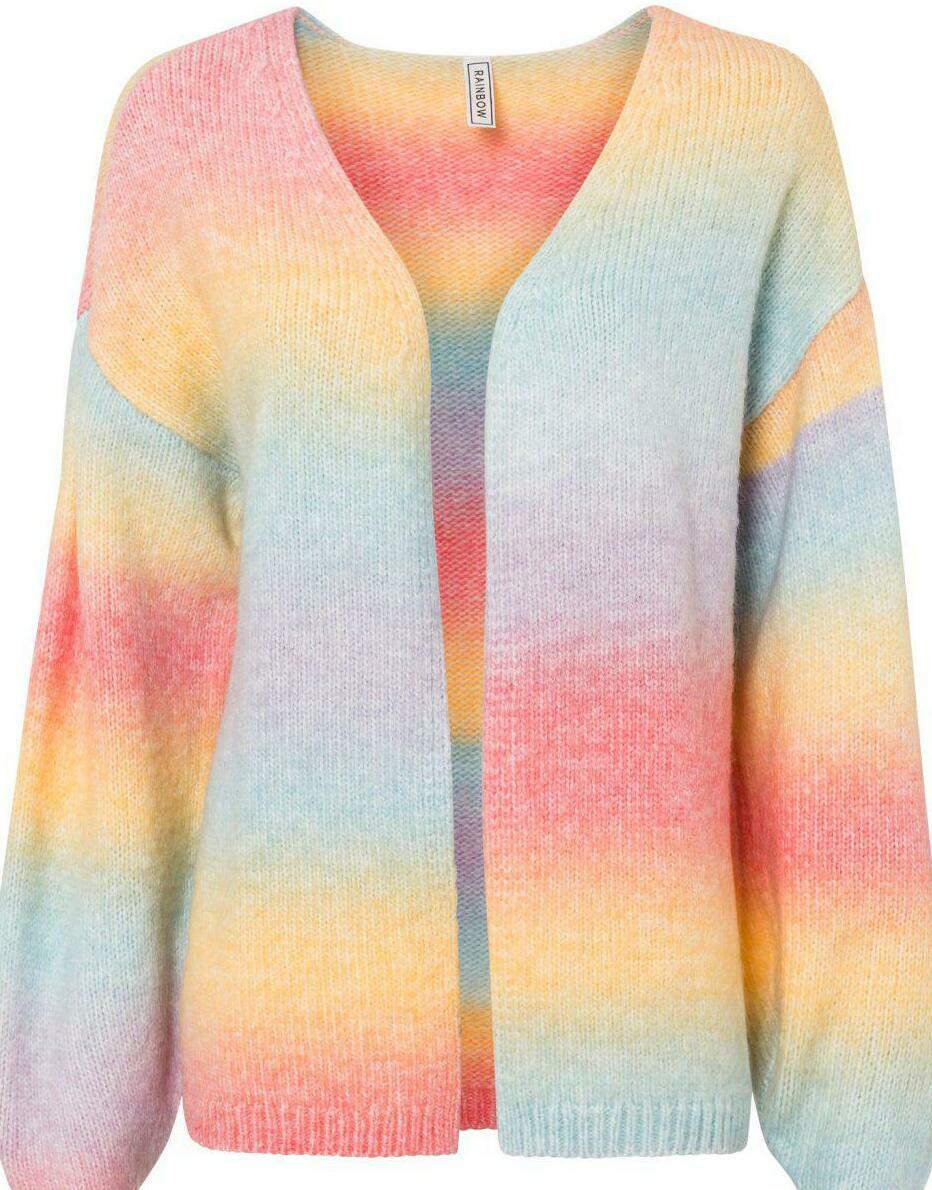 SWETER DAMSKI V-DEKOLT OVERSIZE DŁUGI RĘKAW