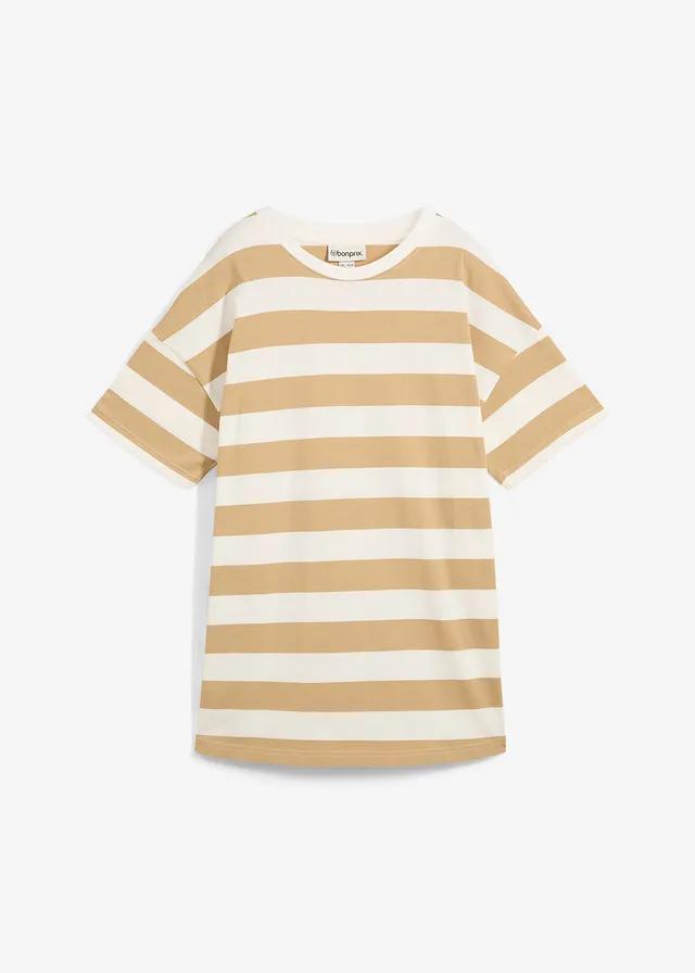 T-SHIRT DAMSKI W PASKI 