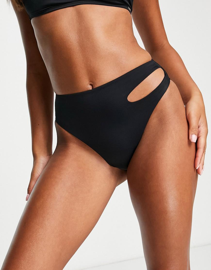 CZARNY DÓŁ OD BIKINI WCIĘCIE
