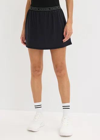czarne spódnico-spodenki casual