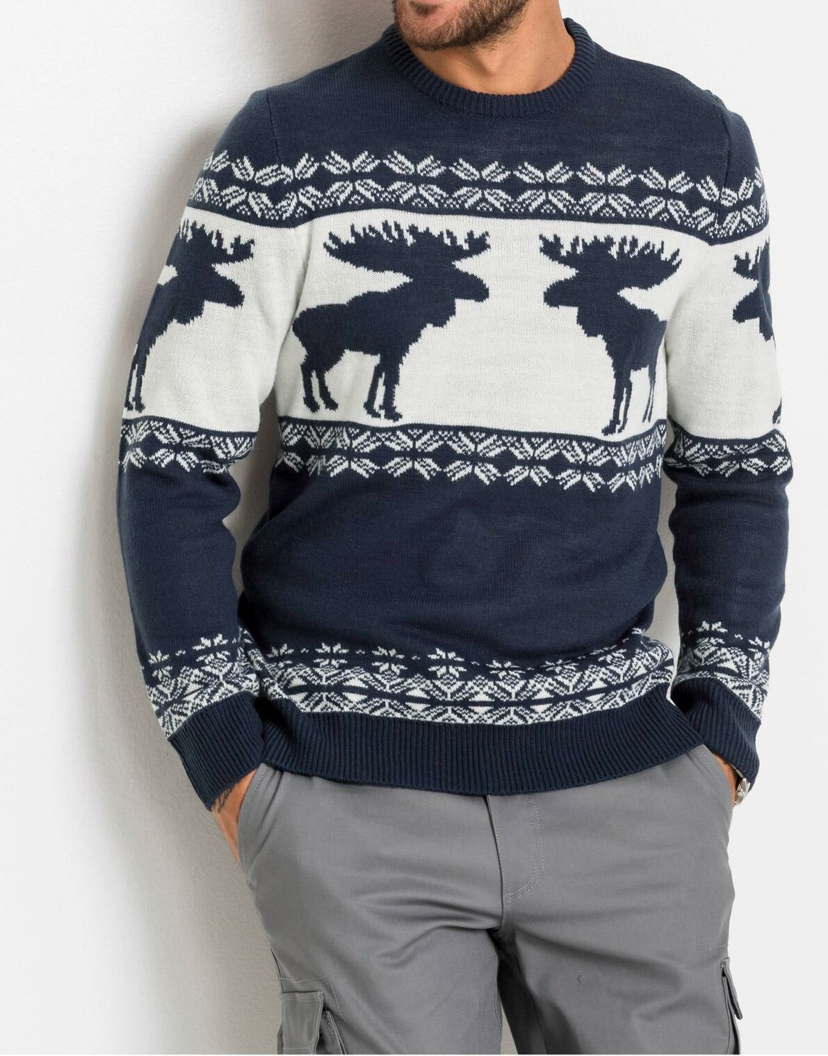 MĘSKI SWETER ŚWIĄTECZNY
