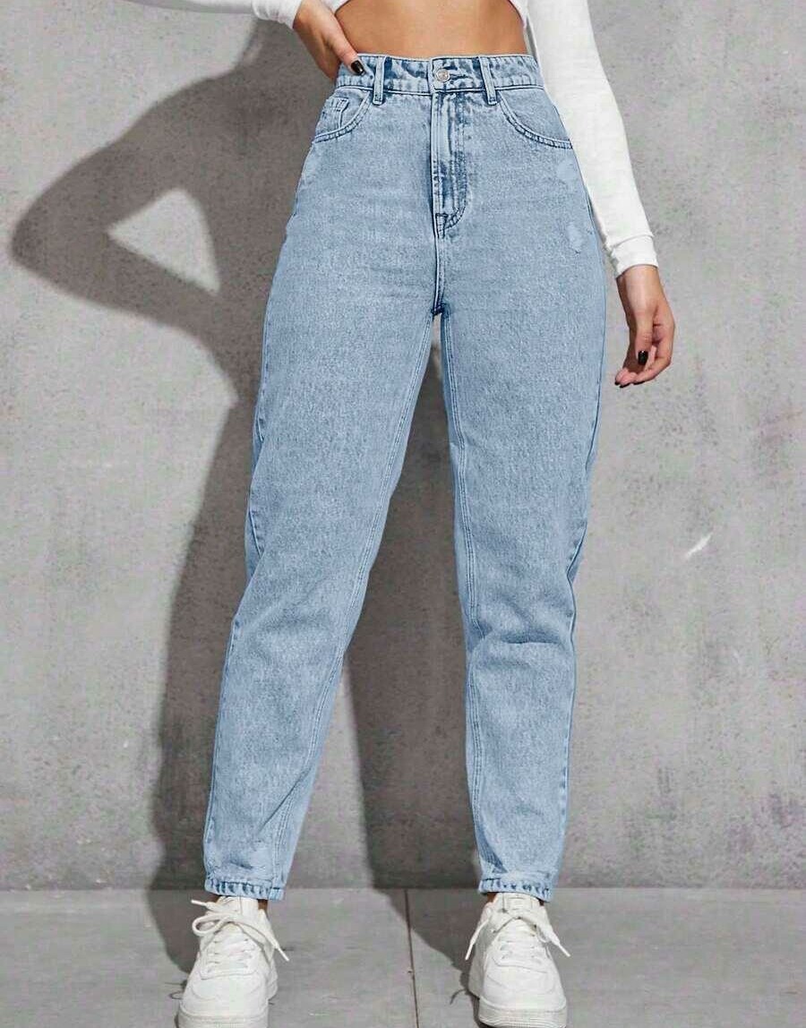 SPODNIE JEANS PRZETARCIA