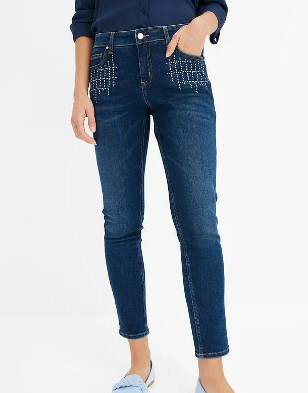 SPODNIE JEANSOWE RURKI