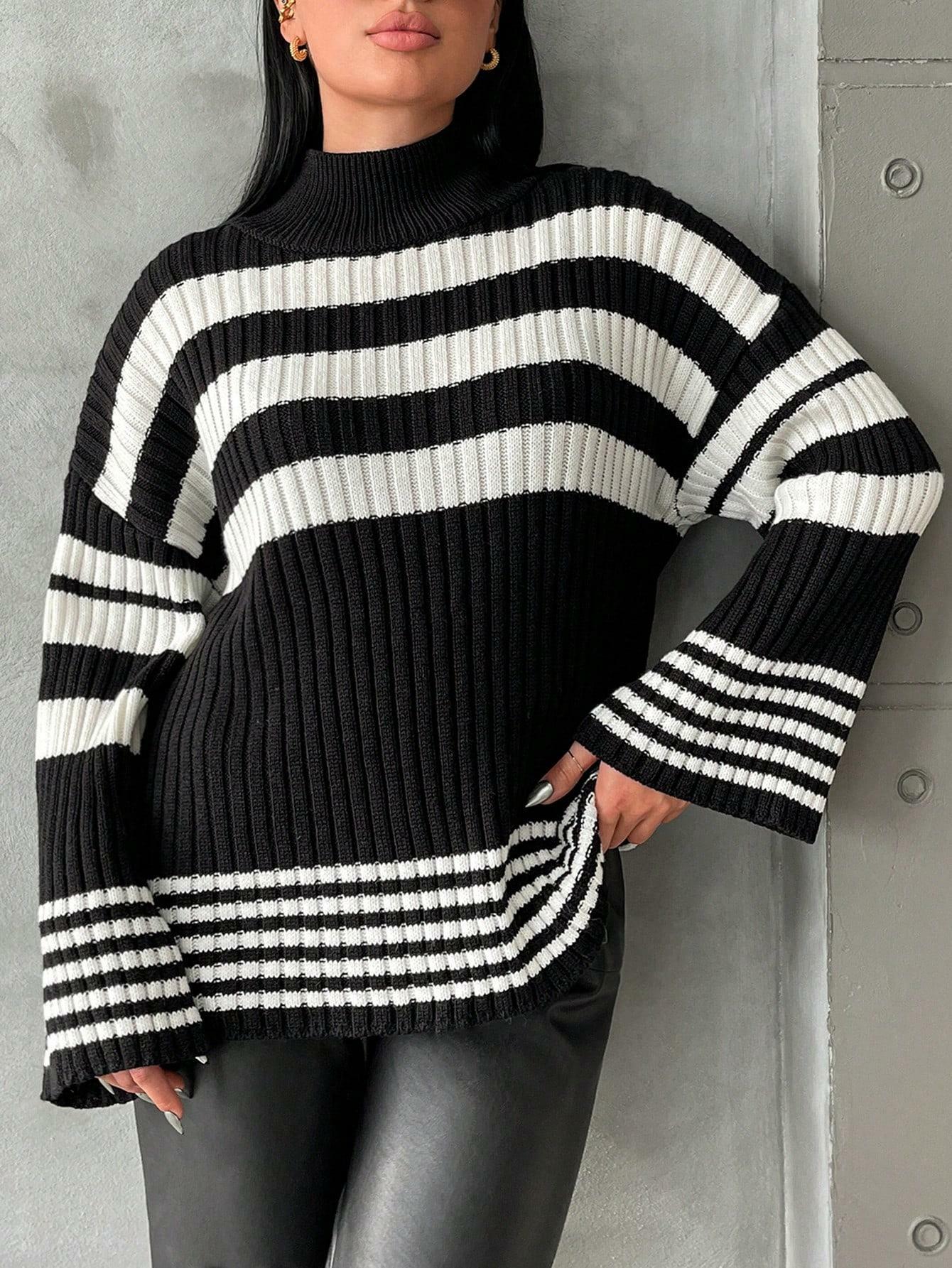 SWETER KONTRAST STÓJKA