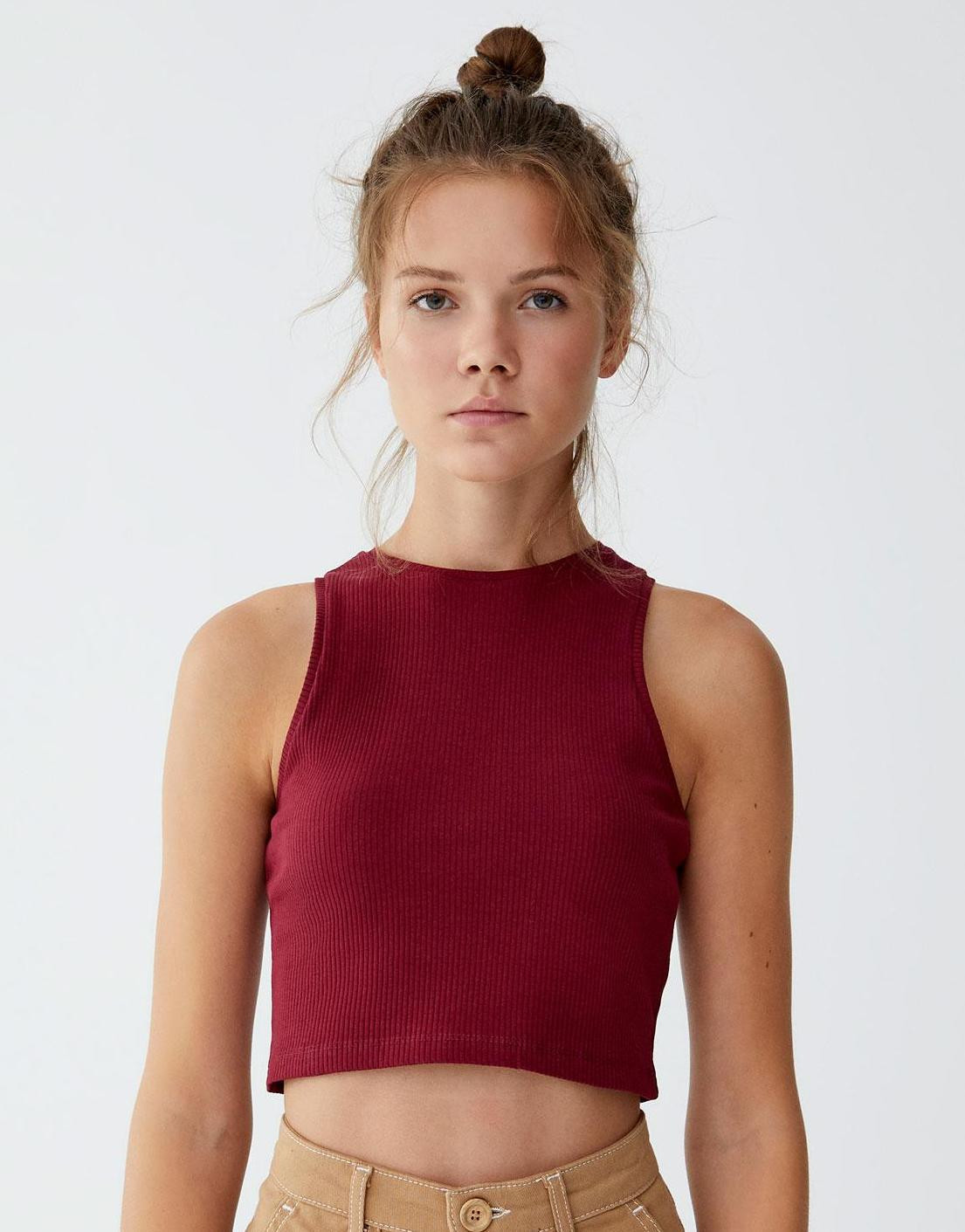 CROP TOP PRĄŻKI