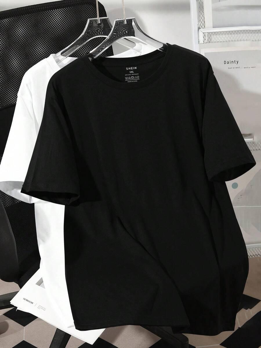 T-SHIRT OKRĄGŁY DEKOLT 2-PACK
