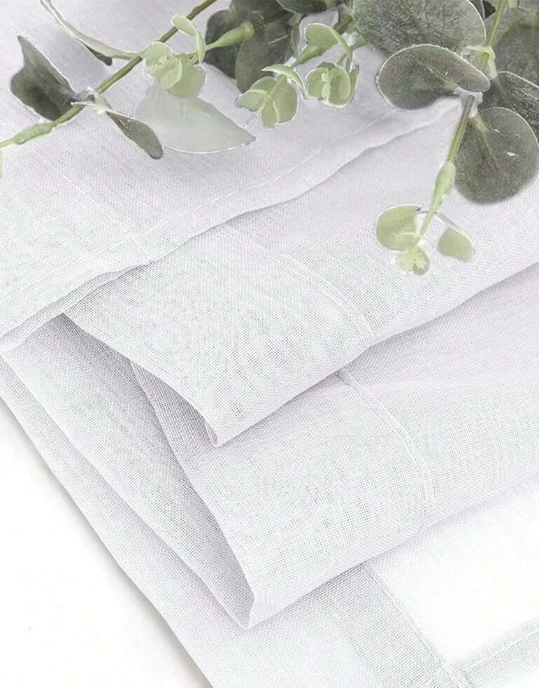 BIAŁE ZASŁONY DOMOWE 2-PACK