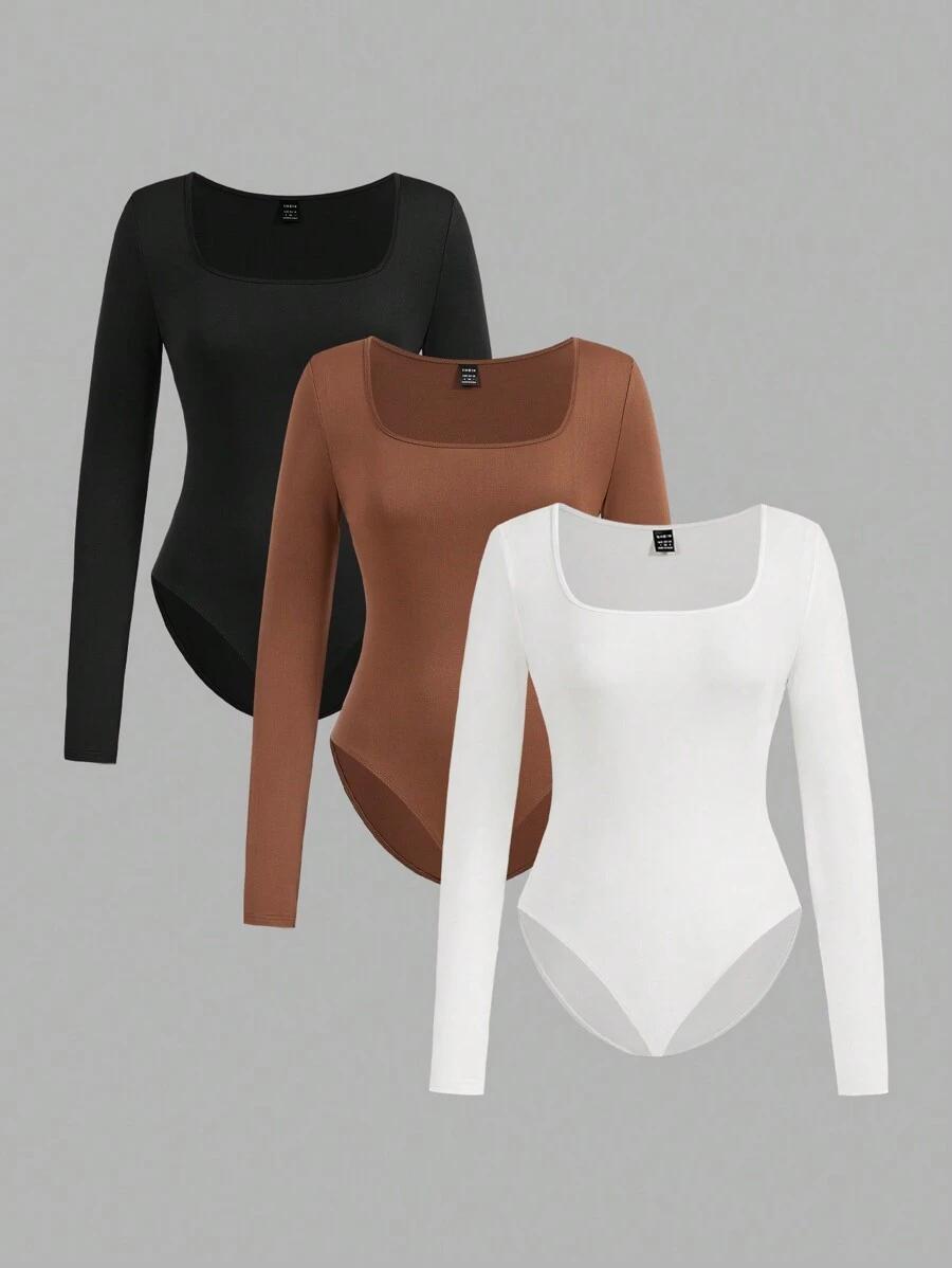 body długi rękaw 3-pack