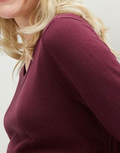 SWETER CIĄŻOWY Z BAWEŁNY 