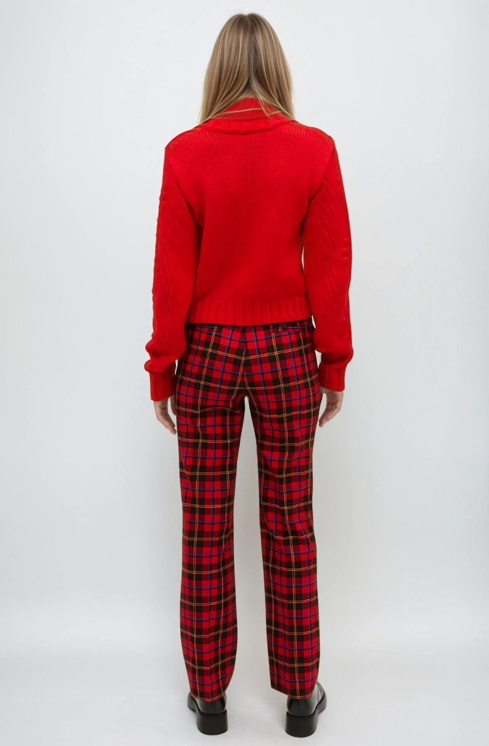 czerwony sweter tekstura
