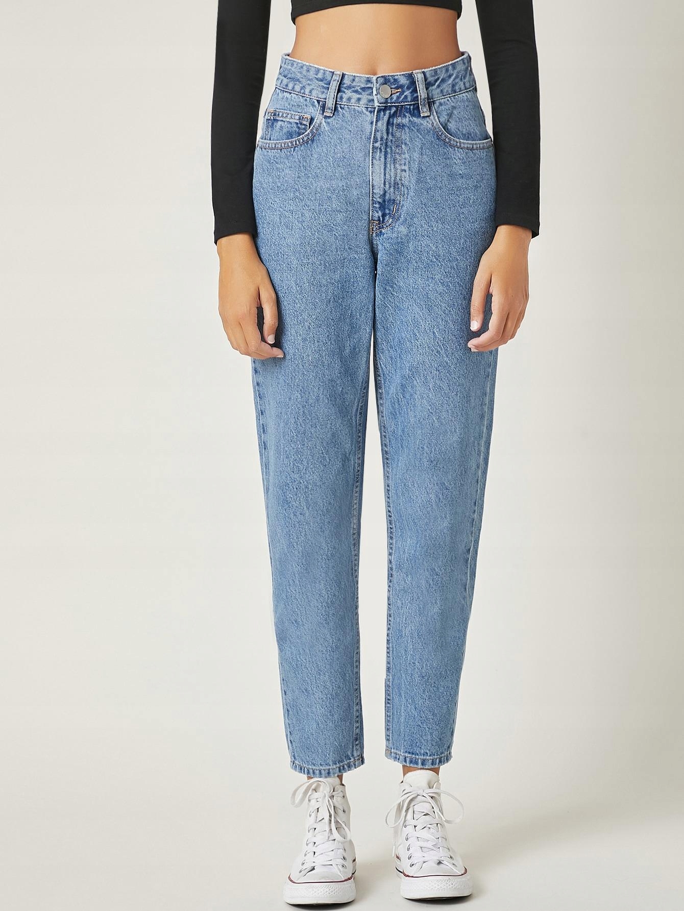 NIEBIESKIE SPODNIE JEANS 