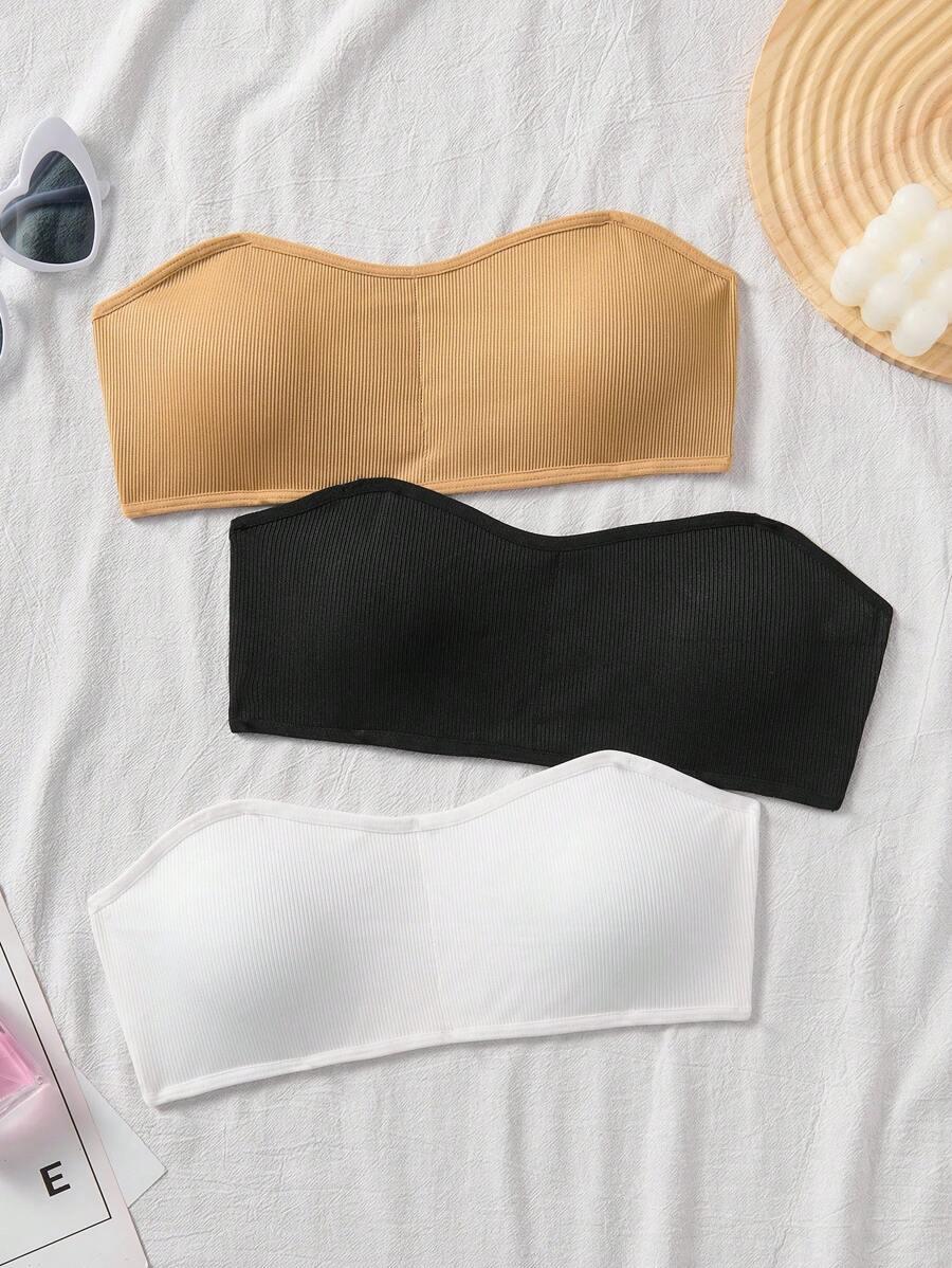 biustonosz bez ramiączek 3-pack