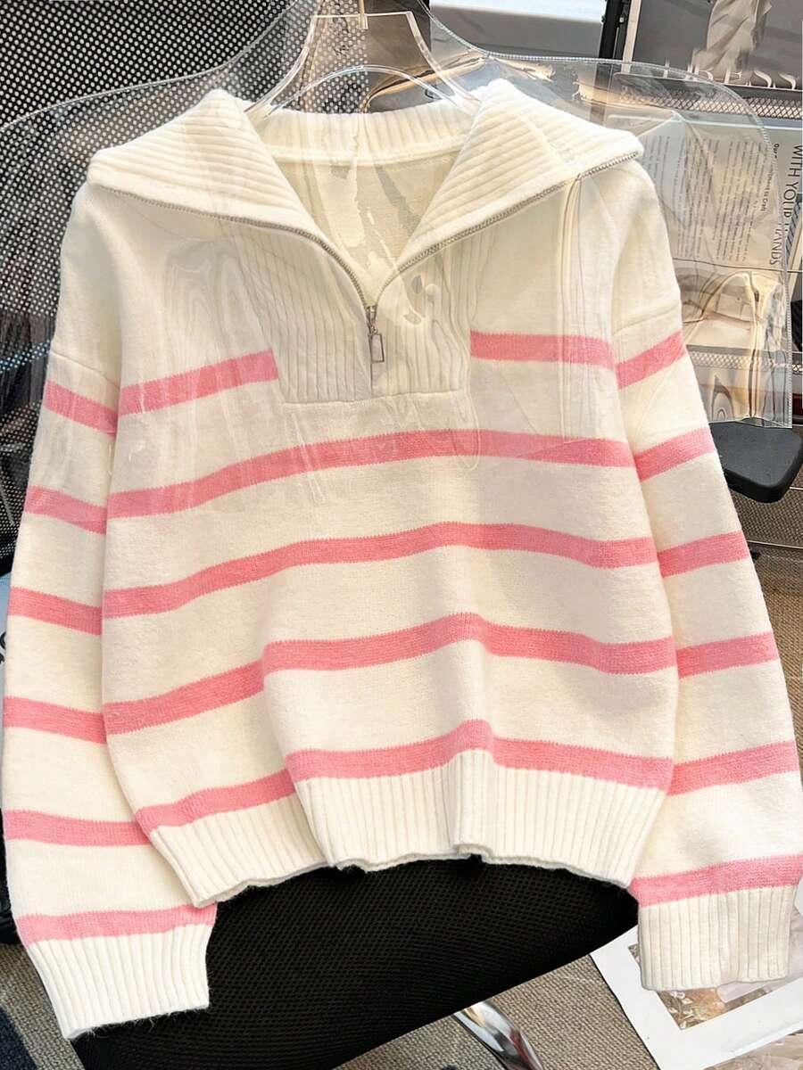 SWETER WZÓR PASKI 