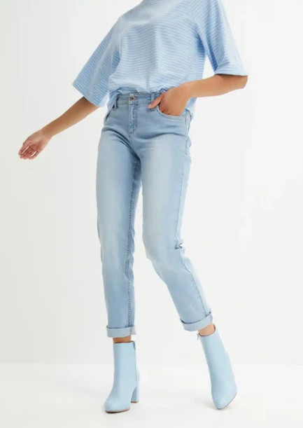 SPODNIE JEANSOWE DAMSKIE