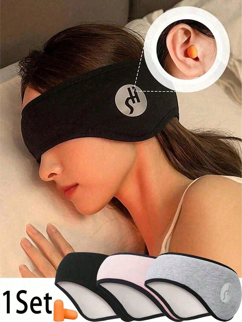 szara opaska na oczy 