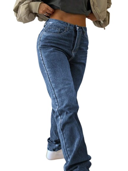 NIEBIESKIE SPODNIE JEANS