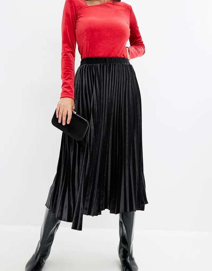 BLUZKA DAMSKA PLUS SIZE Z ASYMETRYCZNYM DEKOLTEM 