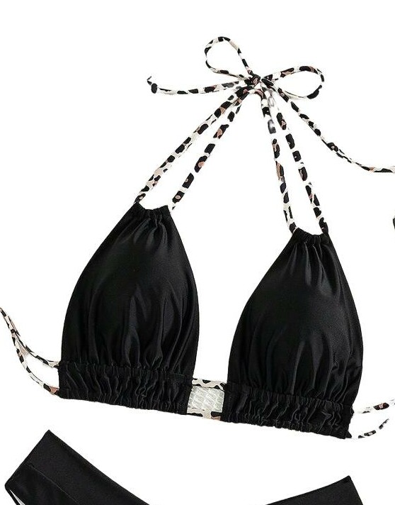 BIUSTONOSZ BIKINI Z WIĄZANIEM GÓRA