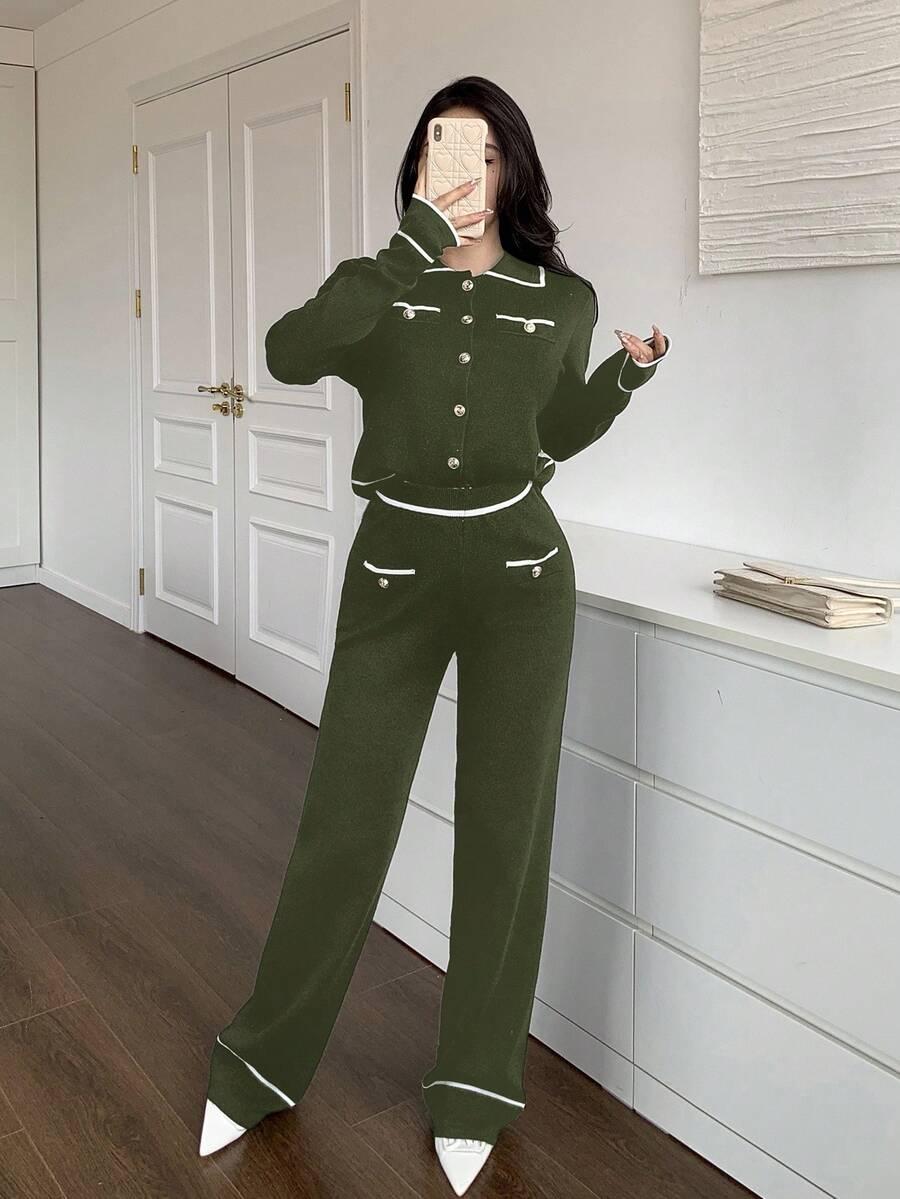 SPODNIE SWETER KOMPLET 