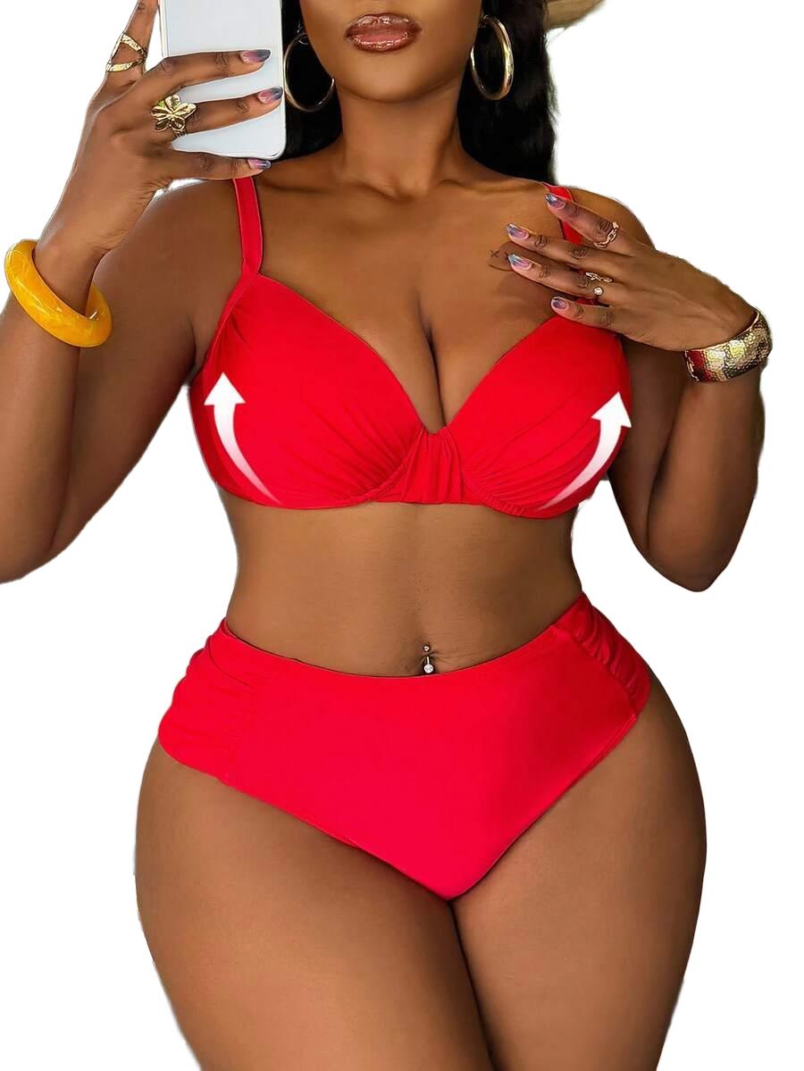 KOMPLET BIKINI Z USZTYWNINĄ MISECZKĄ