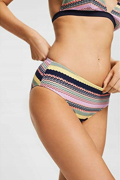 dół od bikini paski print