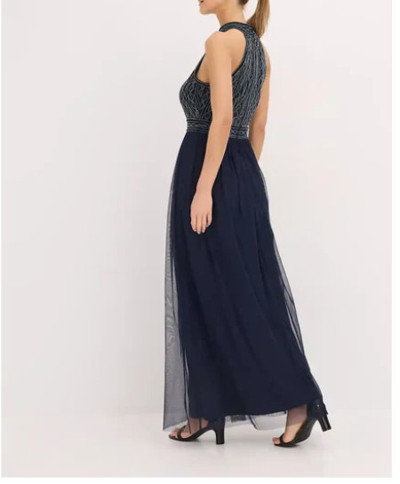 SUKIENKA MAXI GRANATOWA