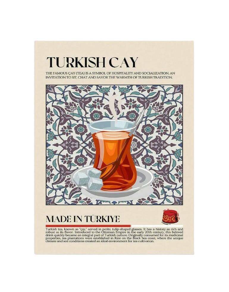 PLAKAT DEKORACJA TURKISH TEA CANVAS 