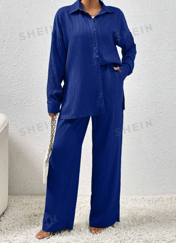 NIEBIESKIE SPODNIE CASUAL