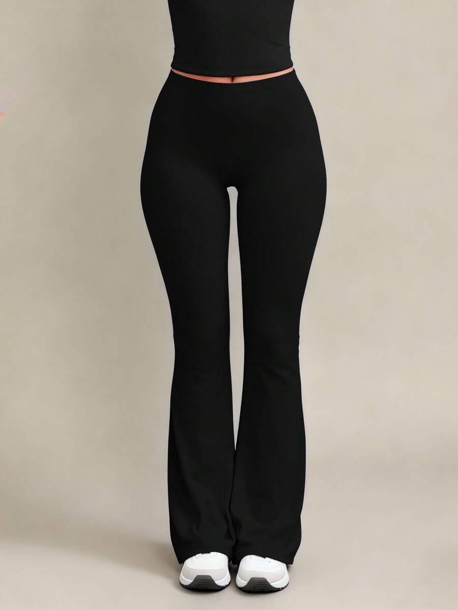 CZARNE LEGGINSY FLARE