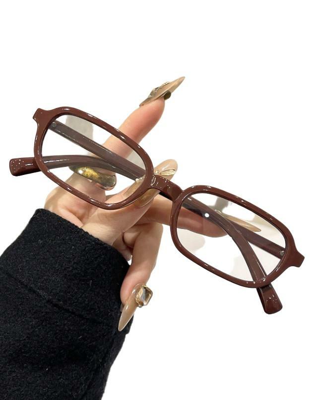brązowe OKULARY ZERÓWKI