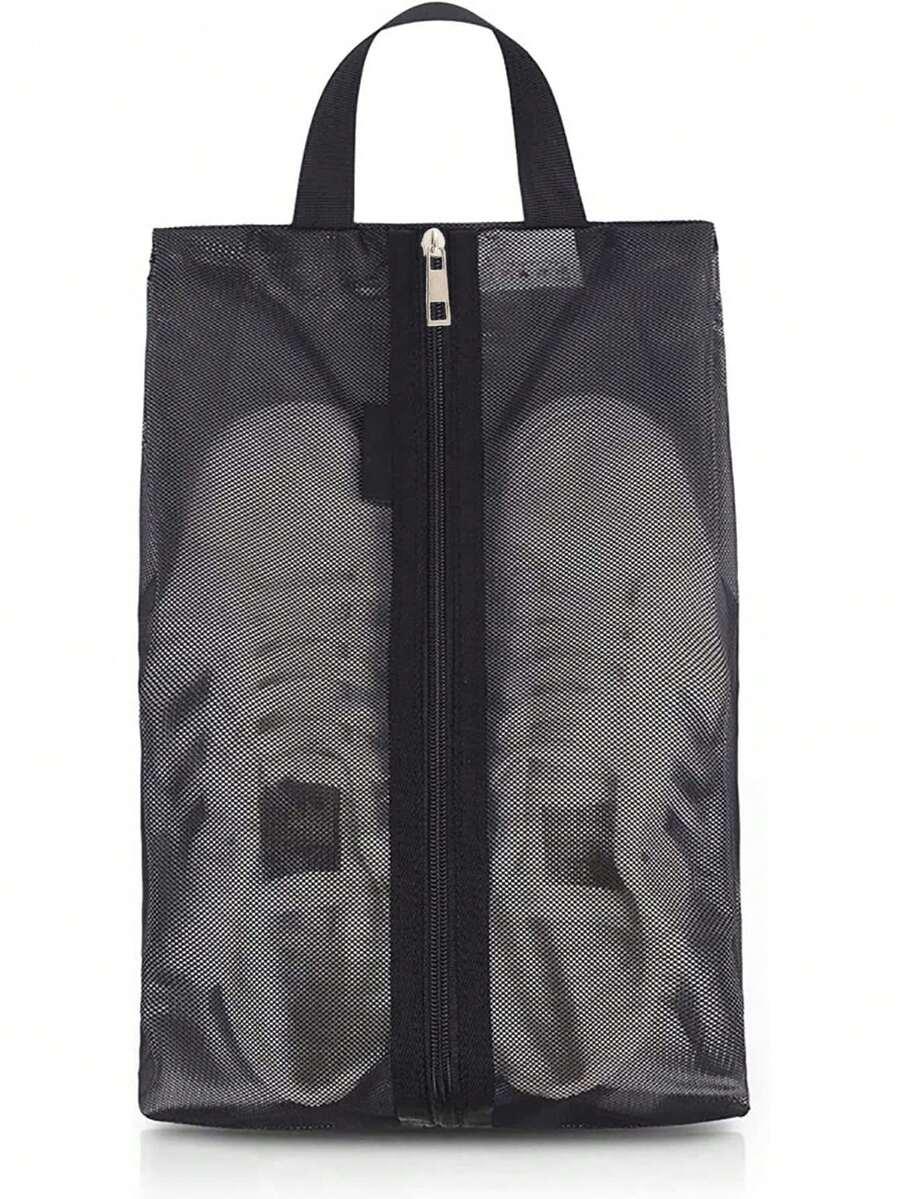 CZARNY worek na buty zip