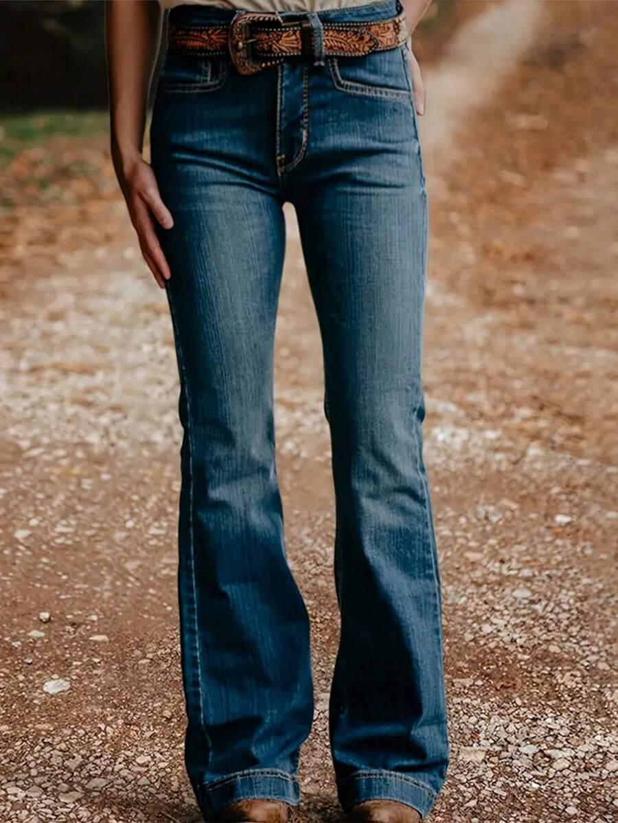 NIEBIESKIE SPODNIE JEANS