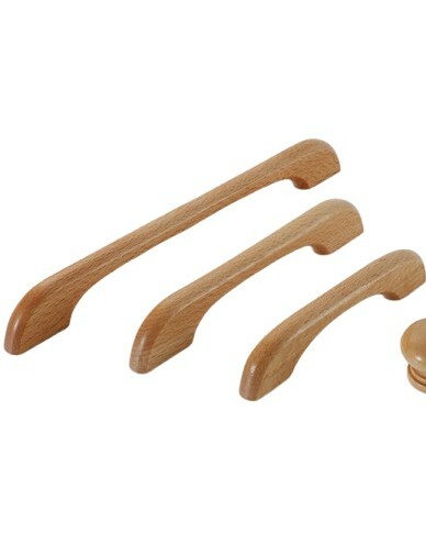 DREWNIANY UCHYWYT 4-PACK
