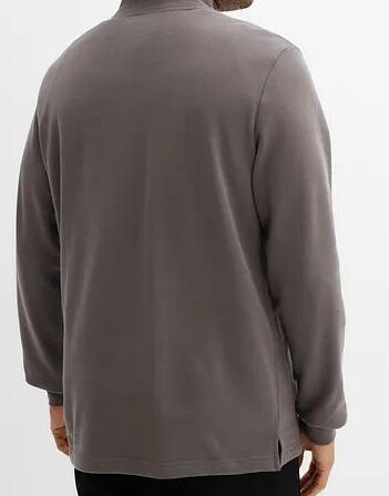 BLUZA MĘSKA PLUS SIZE BAWEŁNIANA BEZ KAPTURA