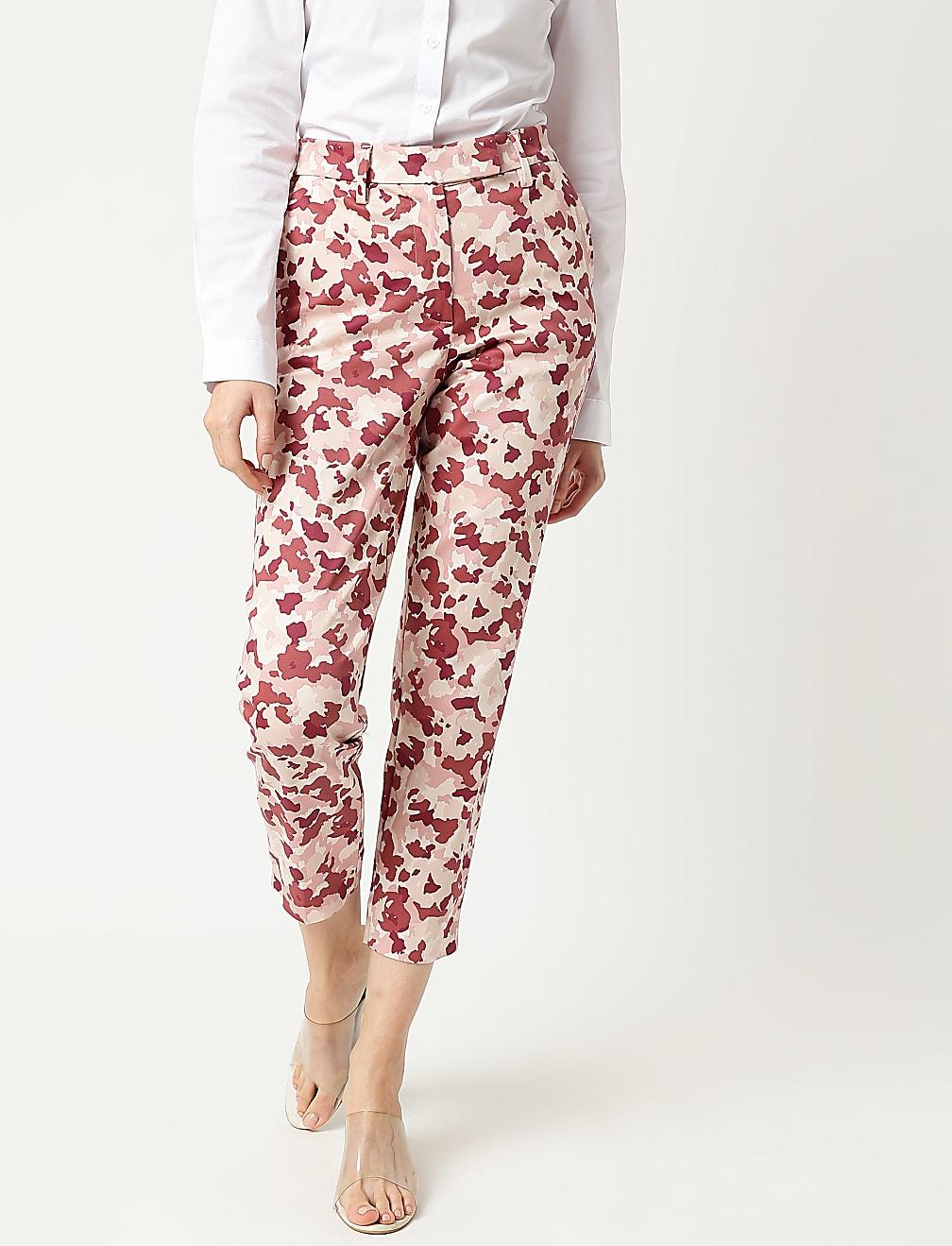SPODNIE7/8 CYGARETKI PRINT T59-5771K-ZZ