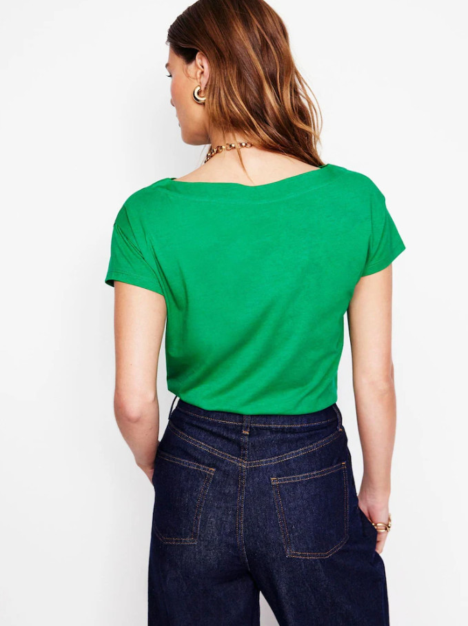 zielony t-shirt basic 