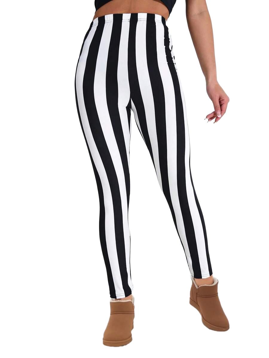 OCIEPLANE LEGGINSY WZÓR PASKI