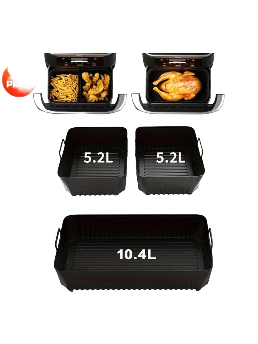 silikonowe akcesoria do frytkownicy 3-pack