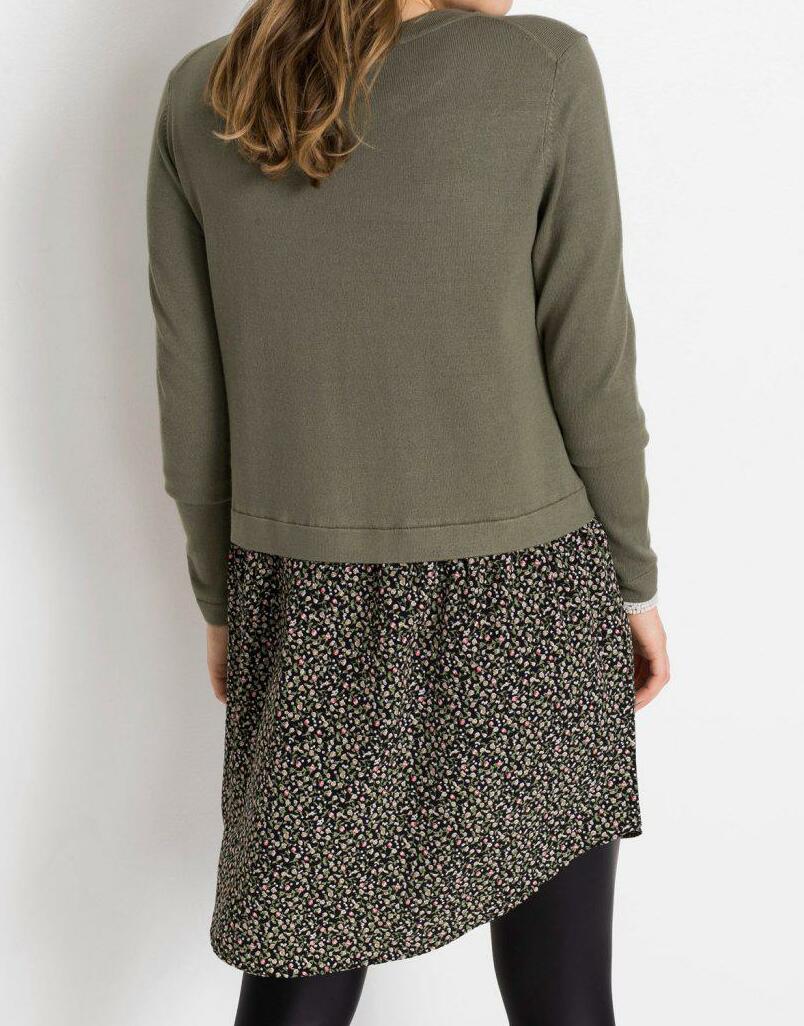 SWETER DAMSKI Z WSTAWKĄ 